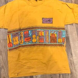 Yellow Graphic Short Sleeve Tee